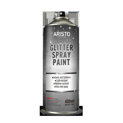 CTI Glitter Spray Paint 400 مل فوهة أريستو المركزة للزجاج الخشبي